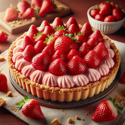 Image of Strawberry Bavarian Pie