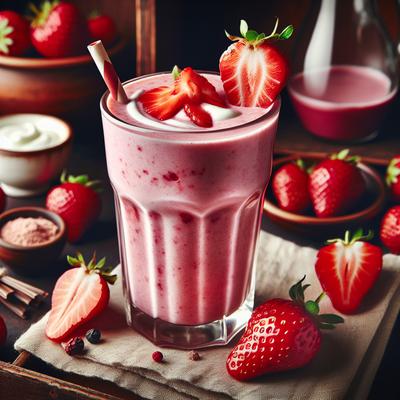 Image of Strawberry Blender Smoothie