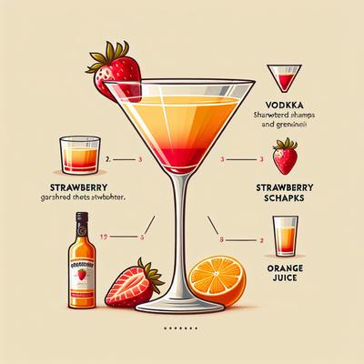 Image of Strawberry Blonde Martini the Melting Pot