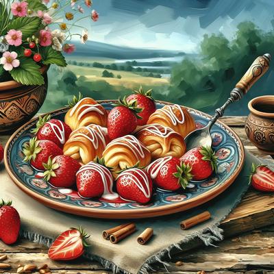 Image of Strawberry Blossoms