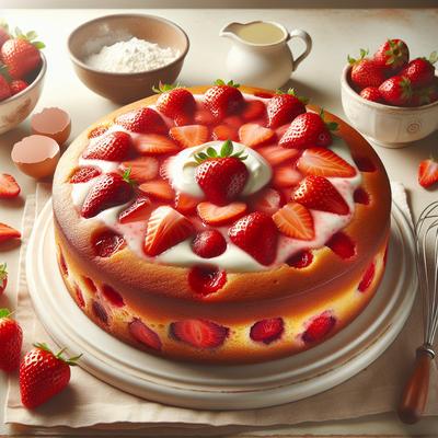 Image of Strawberry Brunch Cake