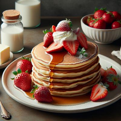Image of Strawberry Buttermilk Pancakes