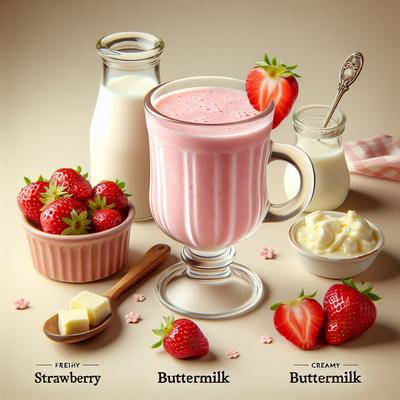 Image of Strawberry Buttermilk Smoothie 2nd Time Around