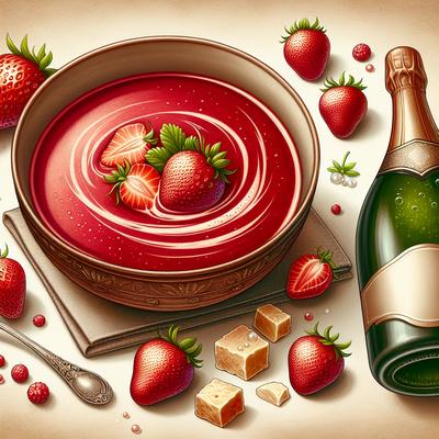 Image of Strawberry Champagne Soup