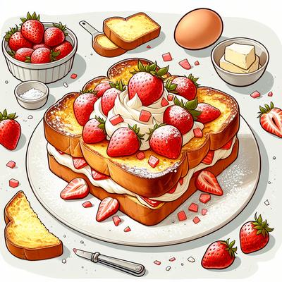 Image of Strawberry Cheesecake French Toast