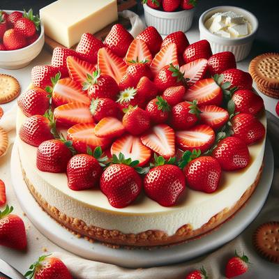 Image of Strawberry Cheesecake Torte