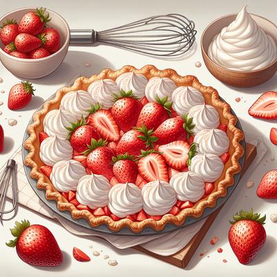 Image of Strawberry Chiffon Pie