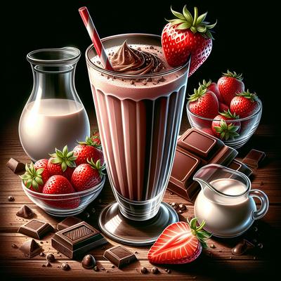 Image of Strawberry Chocolate Milkshake