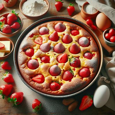 Image of Strawberry Clafouti