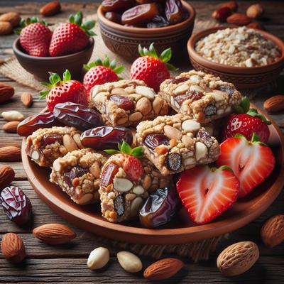 Image of Strawberry Cookies No Bake Date Nut Cookie