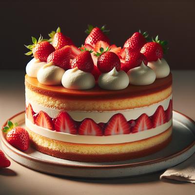 Image of Strawberry Cream Cheese Cake