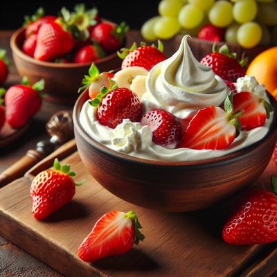 Image of Strawberry Cream Dip for Fruit