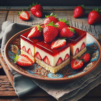 Image of Strawberry Cream Squares