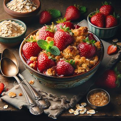 Image of Strawberry Crisp for Two