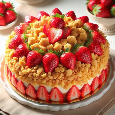 Image of Strawberry Crunch Cake