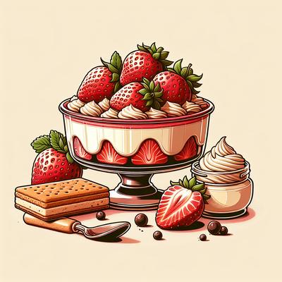 Image of Strawberry Dessert