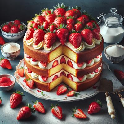 Image of Strawberry Dream Cake