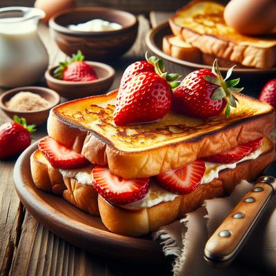 Image of Strawberry French Toast Sandwiches