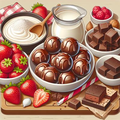 Image of Strawberry Fudge Balls