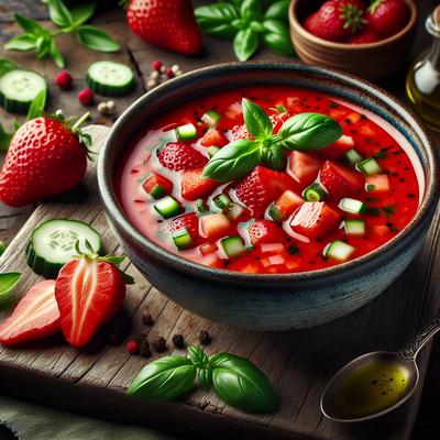 Image of Strawberry Gazpacho