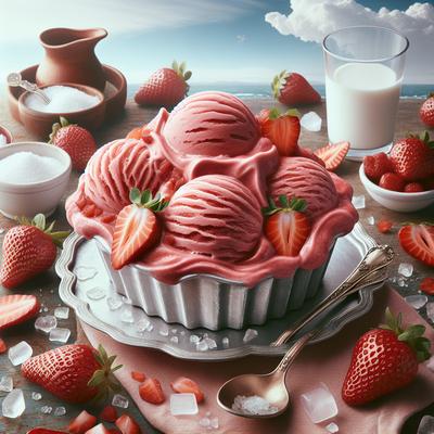 Image of Strawberry Gelato Italian Style