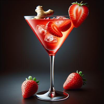 Image of Strawberry Ginger Martini