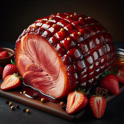 Image of Strawberry Glazed Ham