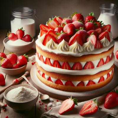 Image of Strawberry Heaven Cake