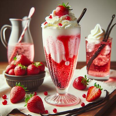 Image of Strawberry Ice Cream Sodas