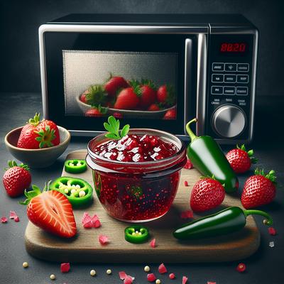 Image of Strawberry Jalapeno Jam Microwave Recipe
