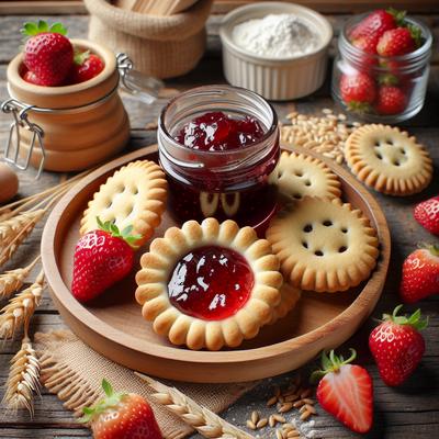 Image of Strawberry Jam Tarts Cookies
