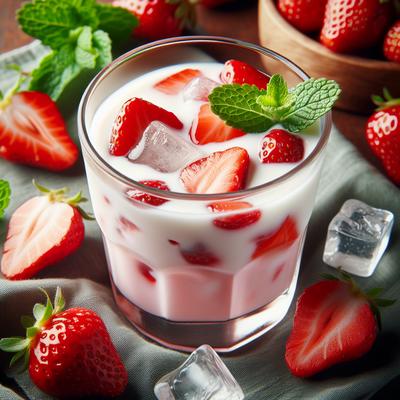 Image of Strawberry Joghurt Summer Drink