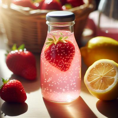 Image of Strawberry Lemonade Concentrate Bottled