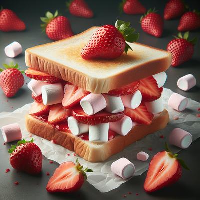 Image of Strawberry Marshmallow Sandwich