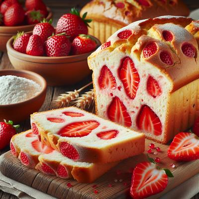 Image of Strawberry Mini Loaf Bread