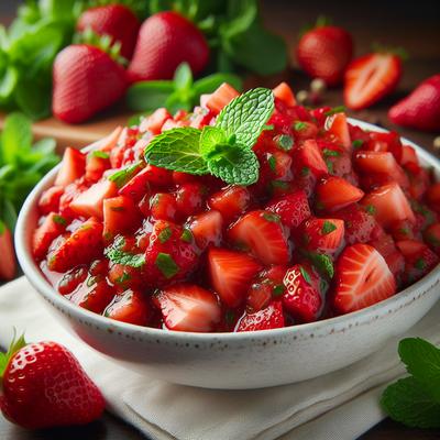 Image of Strawberry Mint Salsa