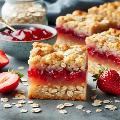 Image of Strawberry Oatmeal Bars