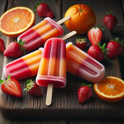 Image of Strawberry Orange Pops