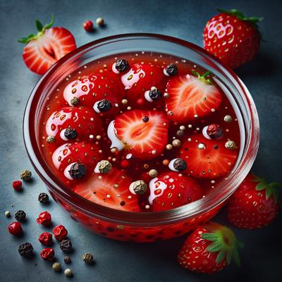 Image of Strawberry Peppercorn Vinaigrette Dressing