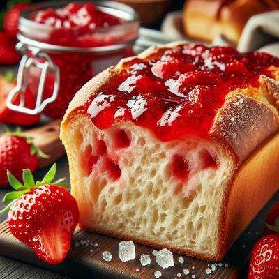 Image of Strawberry Preserves Bread