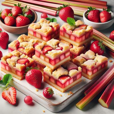 Image of Strawberry Rhubarb Bars