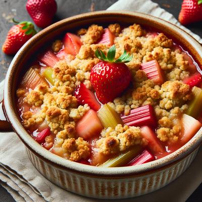 Image of Strawberry Rhubarb Crisp