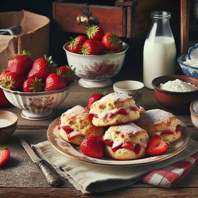 Image of Strawberry Scones