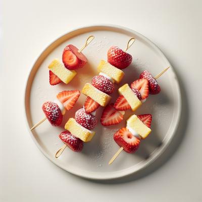 Image of Strawberry Shortcake Kabobs 3 Ww Points