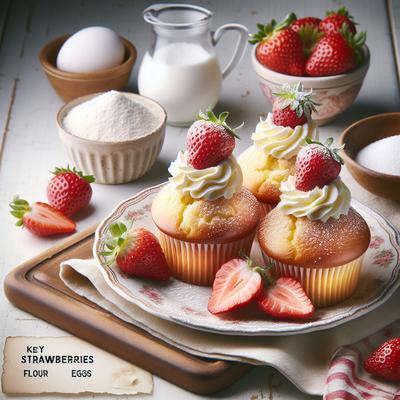 Image of Strawberry Shortcake Muffins