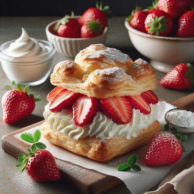 Image of Strawberry Shortcake Puff Pastry