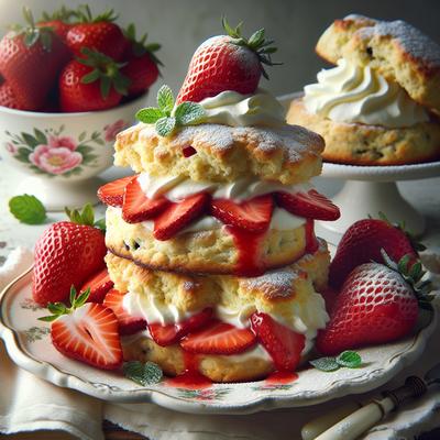 Image of Strawberry Shortcake Scones