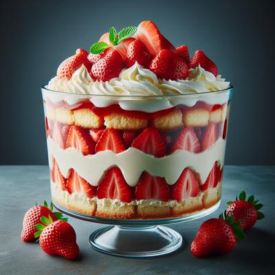 Image of Strawberry Shortcake Trifle