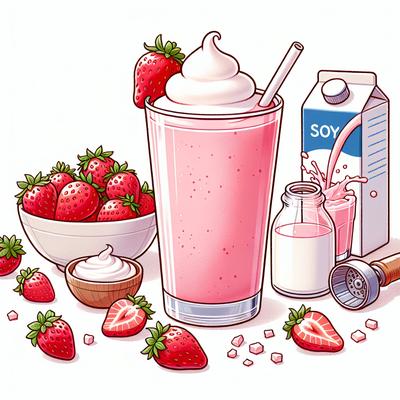 Image of Strawberry Soy Smoothie