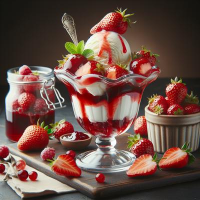 Image of Strawberry Sundae Freezer Jam